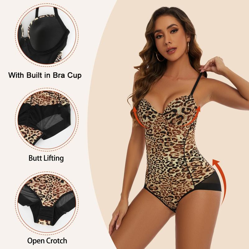 Snugsy™ Leopard Print Bodysuit